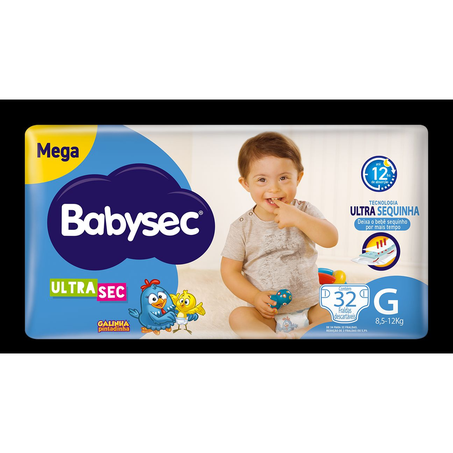 FRALDA BABYSEC ULTRA MEGA G 32 TIRAS