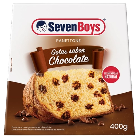 Panettone Seven Boys Gotas Chocolate 400G