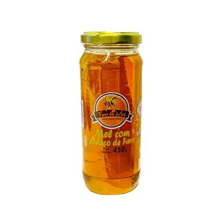 Mel c favo de mel 450g