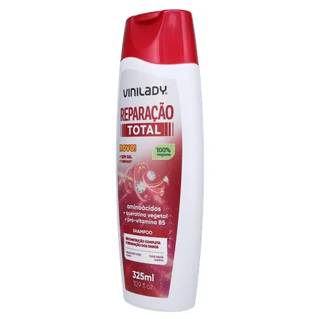 Shampoo vini lady reparacao total 325ml 360-3