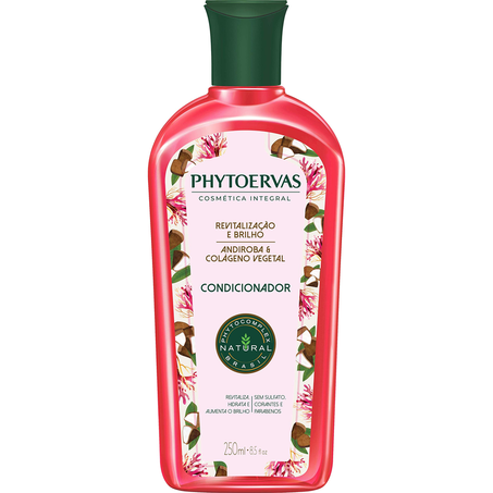 CONDICIONADOR PHYTOERVAS 250ML REVITALIZACAO E BRILHO
