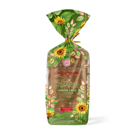 PAO PISTACHE GIRASSOL E AVEIA SANTA EDWIGES 300G  