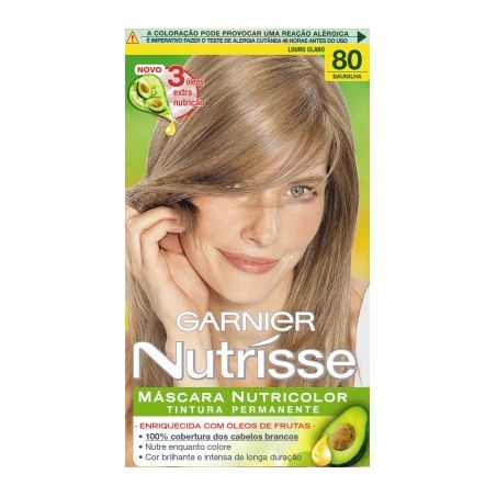 Tintura Para Cabelo Garnier Nutrisse Louro Baunilha 80 8LT