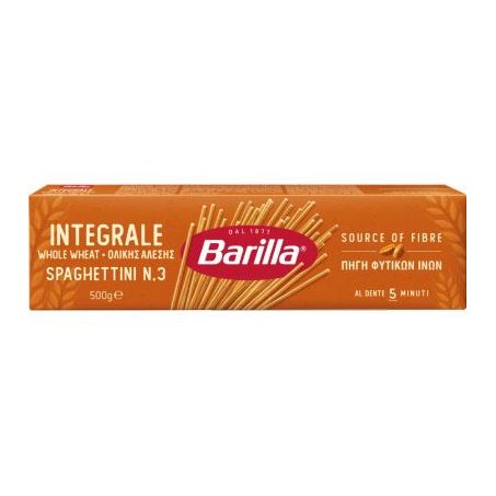 Macarrao barilla spaghettini 500gr integral