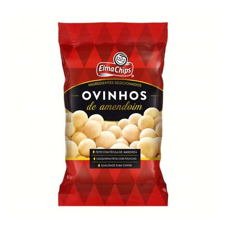 Amendoim ovinho elma chips 65g