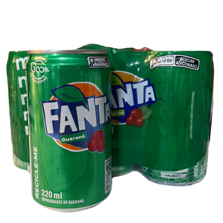 Refrigerante lata mini fanta guarana pcc/06x220ml