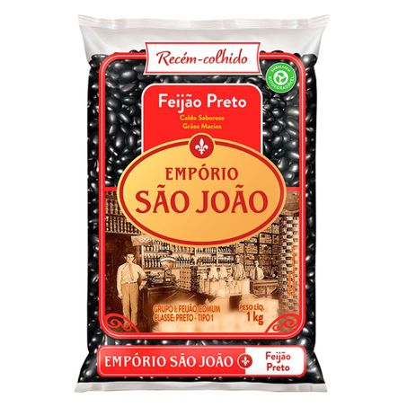 Feijão Preto Empório São João 1kg