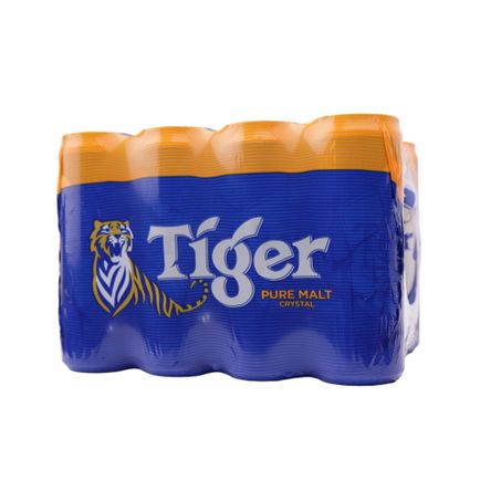Cerveja Tiger Puro Malte Crystal Lata 350ml - Pacote com 12un - 4.2lt 360-3