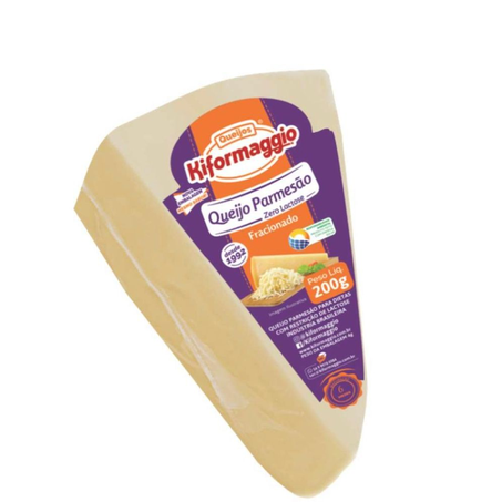 Queijo Kiformaggio Parmesão Zero Lactose Fracionado 200G