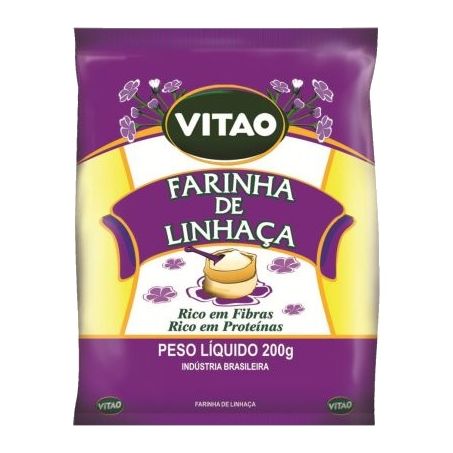 Farinha de Linhaça Marrom Vitao Sachê 150gr