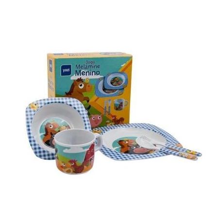Jogo melamine menino yangzi c/5