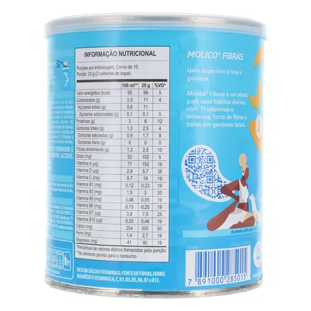 Composto Lácteo Molico Desnatado Fibras Lt 260g 360-16