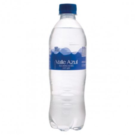 Água mineral valle azul 510ml com gás