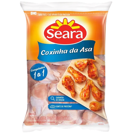 Coxinha Da Asa Frango Iqf Seara Embalagem 1KG