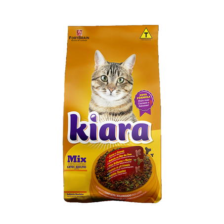 RAÇÃO KIARA CAT MIX 500G
