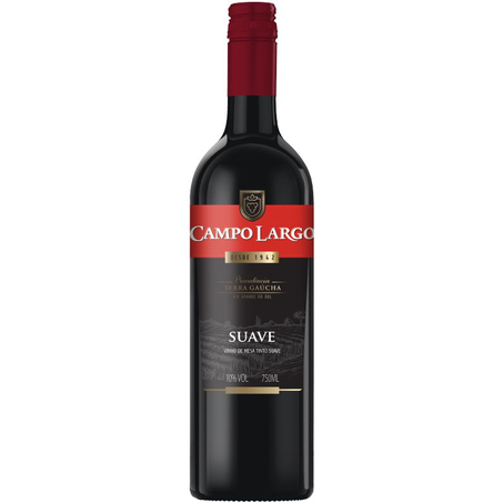 Vinho Campo Largo Tinto Suave 750ml