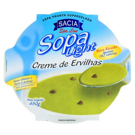 SOPA CREME DE ERVILHAS SACIA 450G