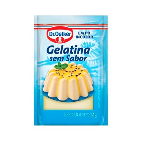 GELATINA DR OETKER INCOLOR S/ SABOR 24G
