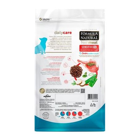 Ração Fórmula Natural Fresh Meat Sensitive Cães Adultos Portes Mini e Pequeno 1 kg 360-3