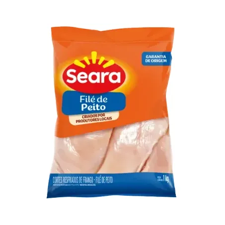 File Peito Iqf Seara 1kg Pacote 