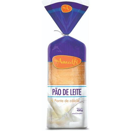Pao amalfi 450g leite