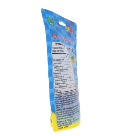 Bala de Gelatina Amos Gummy Blocks Sachê 72gr 360-11
