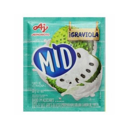 Refresco Em Pó Ajinomoto Mid Graviola 20g 
 