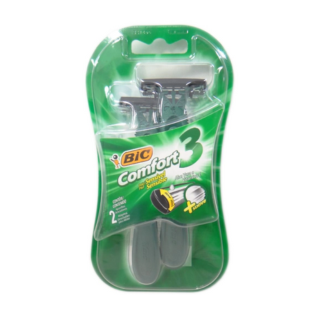 Ap barbear bic comfort 3 pele sensivel c/2