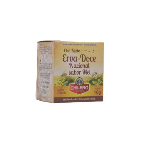 Chá Chileno Erva-Doce-Nacional e Mel Caixa com 10un - 10gr 360-56