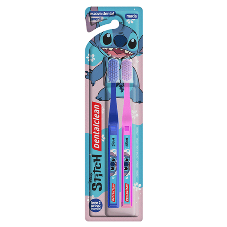 Escova Dental Dentalclean 2un Macia Lv Pg Stitch
