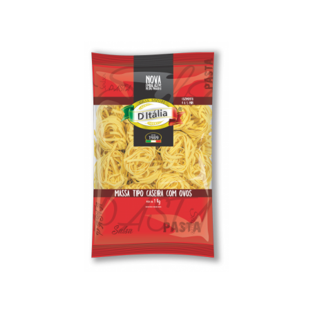MASSA C/OVOS CASEIRA NINHO SPAGHETTI D ITALIA 1KG