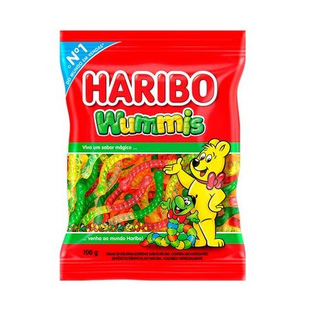 BALA HARIBO GELATINA WUMMIS 100G