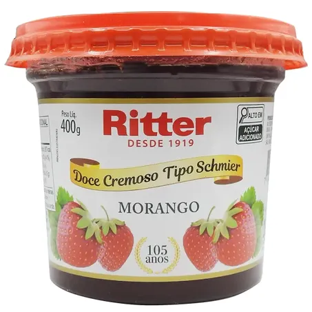 DOCE DE FRUTAS RITTER MORANGO 400G