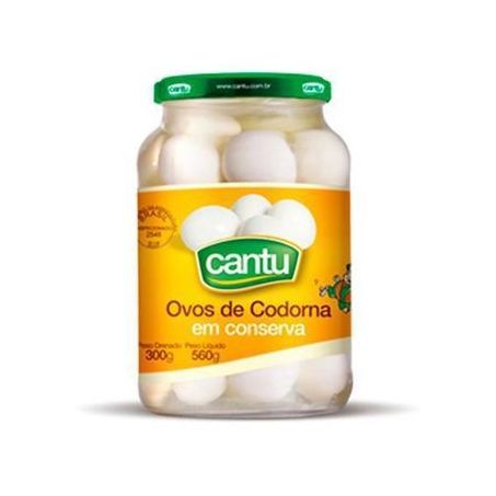 Ovos Codorna Conserva Cantu 300g 