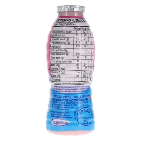 Iogurte Líquido Morango Chambinho 165g 360-18