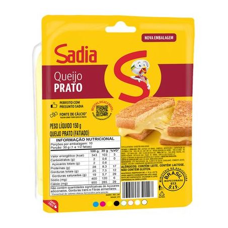 Queijo Prato Sadia Soltíssimo Fatiado 150g