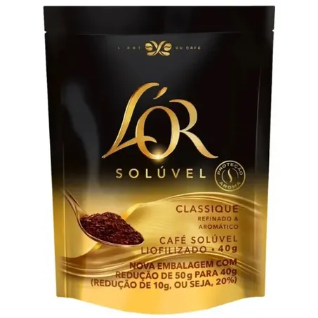 CAFÉ LOR CLASSIQUE SOLÚVEL POUCH 40G