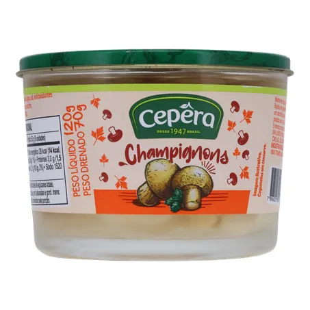 Cogumelos em conserva cepêra champignon 360-35