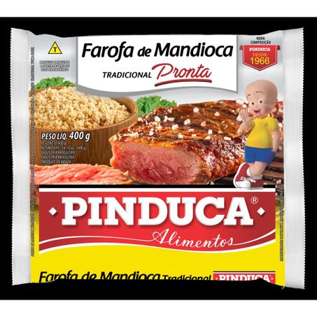 FAROFA PRONTA DE MANDICA PINDUCA TRADICIONAL PACOTE 400G