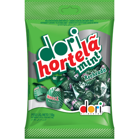 Bala dori mint hortelã recheada 100g