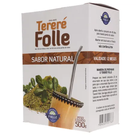 Erva tererê folle natural 500g 360-22