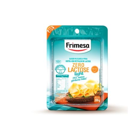 QUEIJO FRIMESA 200G MUSSARELA ZERO LACTOSE LIGHT