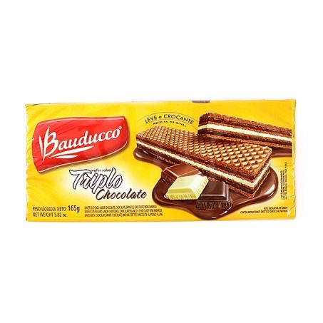 BAUDUCCO WAFER TRIPLO CHOC 140GR