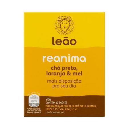 Chá leão reanima 20g