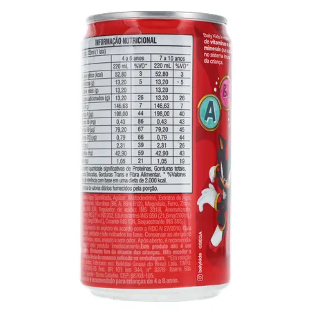 Bebida baly kids sonic morango 220ml 360-19