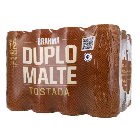Cerv brahma duplo malte tost lata 350ml 12 un 360-20
