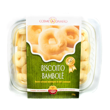 Biscoito Amanteigado Bambolê Leite Condensado 150g