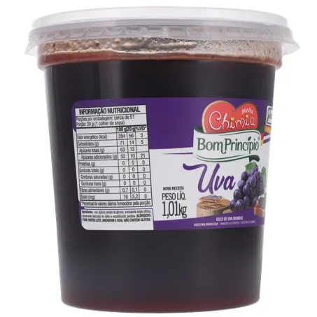 Doce fruta bom principio uva 1,01kg 360-32