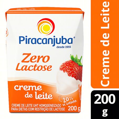 CREME DE LEITE UHT ZERO LACTOSE PIRACANJUBA