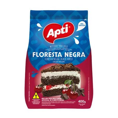 Mistura para Bolo Apti Floresta Negra Pacote 400gr